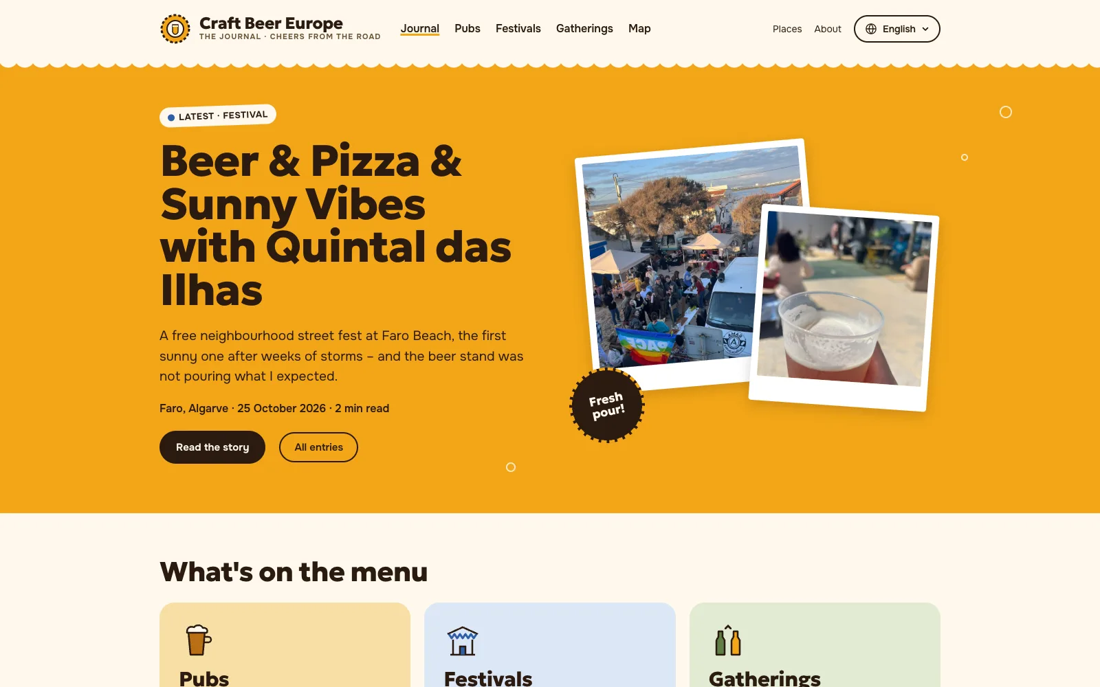 From a sweaty thought to an actual product: craftbeer-europe.com